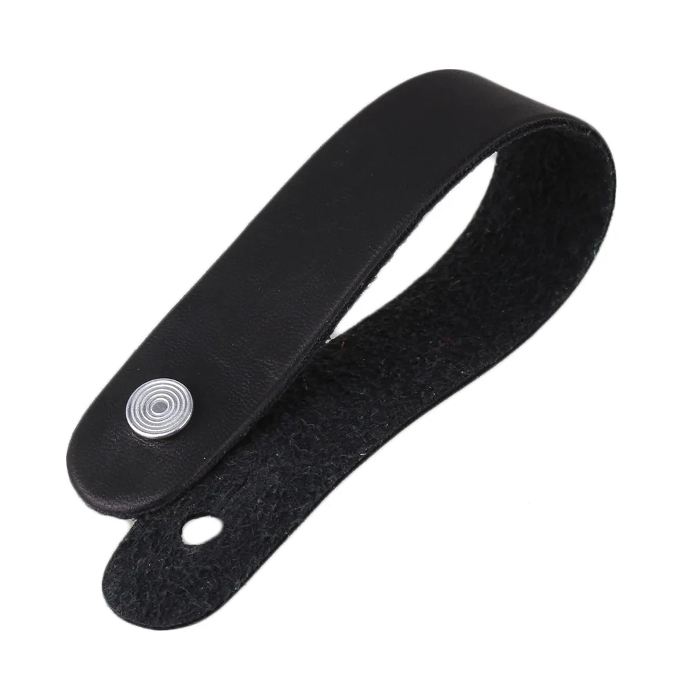 

Yibuy 198x20mm Leather Guitar Strap Hook Button for Guitar