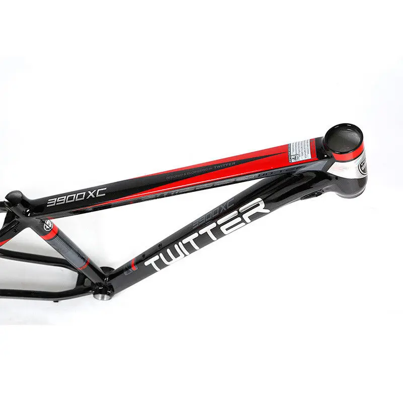 Sale TWITTER  26/27.5er Mountain Bike Frame 15.5/17" Aluminum Alloy Straight Tube 44mm Frameset Bicycle Frameset Laser 13