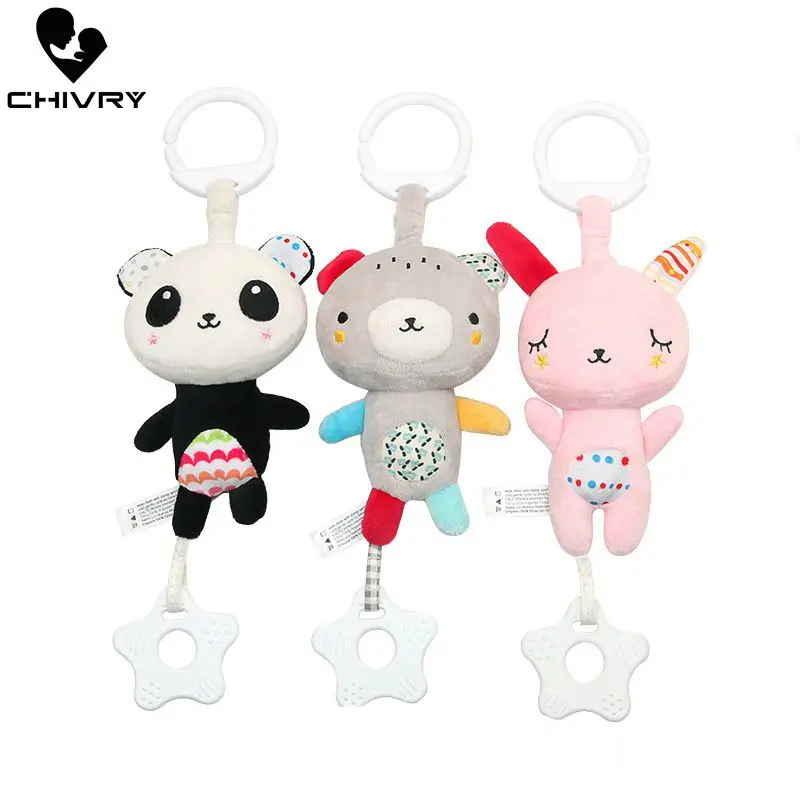 

Chivry Baby Rattles Toys New Infant Baby Plush Toy Bed Wind Chimes Rattles Toy Stroller Newborn Kids Crib Bed Hanging Bells Toys