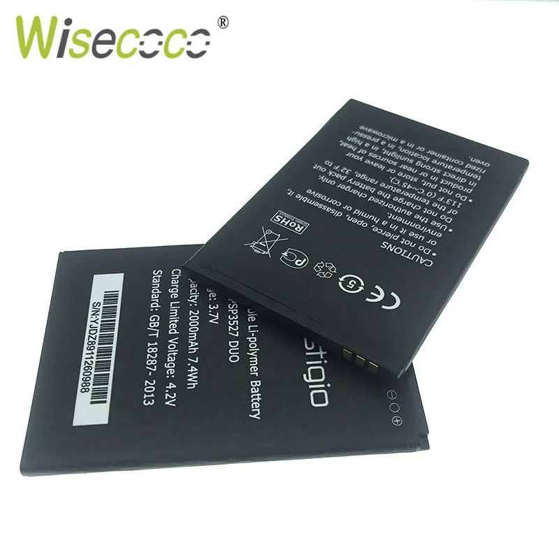 Аккумулятор Wisecoco PSP3527 DUO для Prestigio Wize N3 PSP3507 PSP3527DUO PSP5502 Muze A5 сменный аккумулятор +