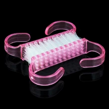 2 Pcs/Lot Cleaning Nail Brush Tools File Nail Art Manicure Pedicure Soft Remove Dust Plastic Dust Cleaning Brushes