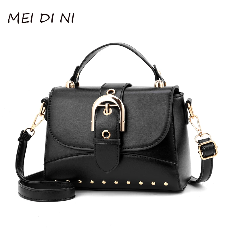 

MEI DI NI 2018 pu leather handbag famous brand shoulder bag for women high quality tote bag