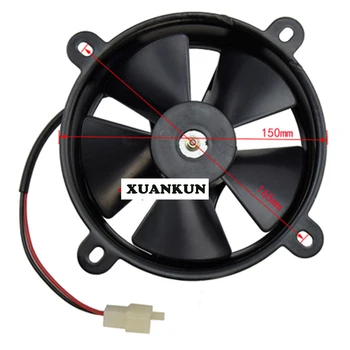 

XUANKUN Motorcycle Modified Oil Cooling Radiator Water - Cooled Water Tank Cooling Fan