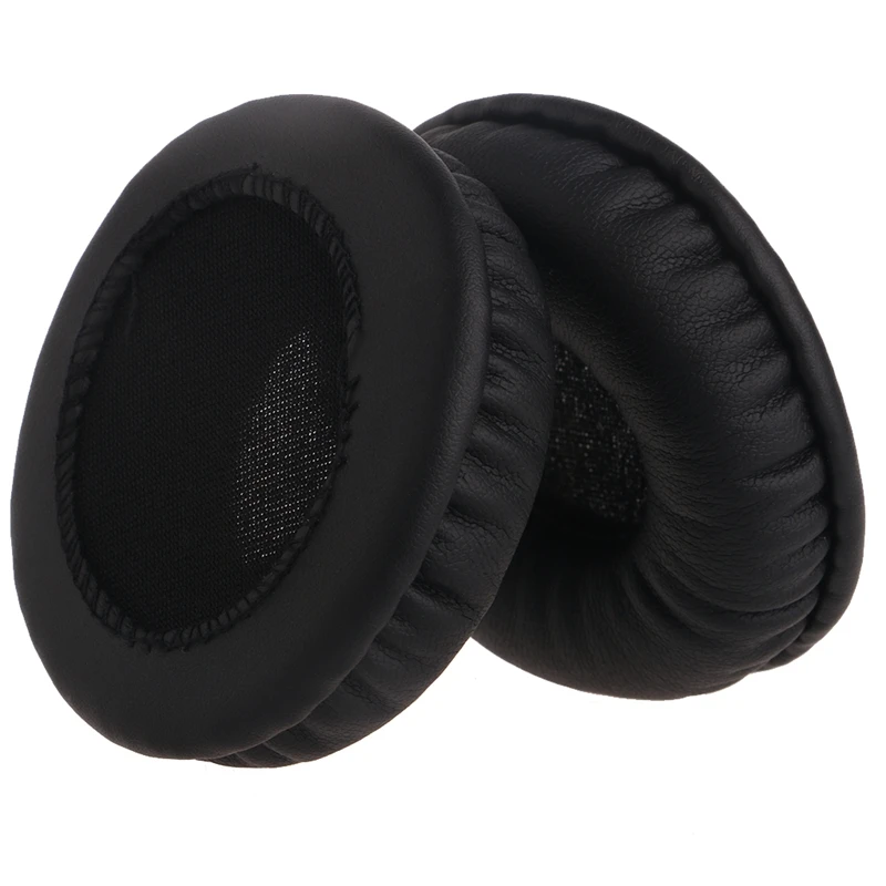 

New Black 60/70MM 1 Pair Replacement Faux Leather Soft Sponge Ear Pads Cushions For Headphone Headset