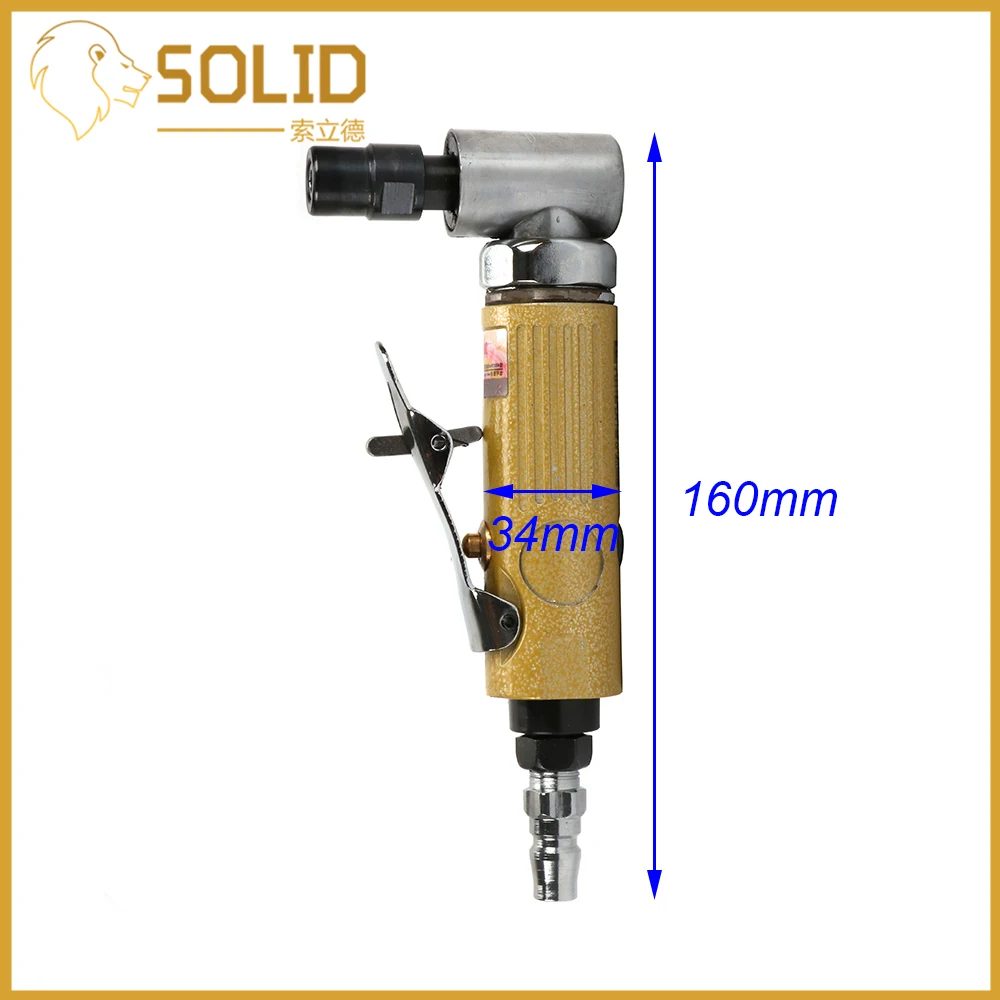 1/" пневматический шлифовальный станок с углом воздуха, шлифовальный станок для обработки металла, деревообработка, резьба по дереву, авто ремонт, удаление ржавчины