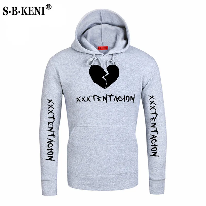 2019 Top Rapper XXX Tentacion Casual Hoodie Hip Hop Print Men's Women's Wear Sweatshirt Fashion Sport Shirt Hoodies Clothes