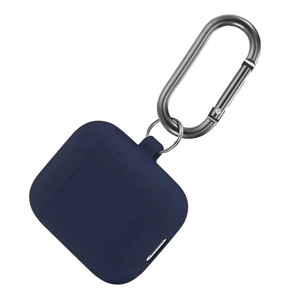 Чехол для наушников AirPods силиконовый чехол Защитная оболочка покрытие для Apple Airpod зарядный чехол цветной L709