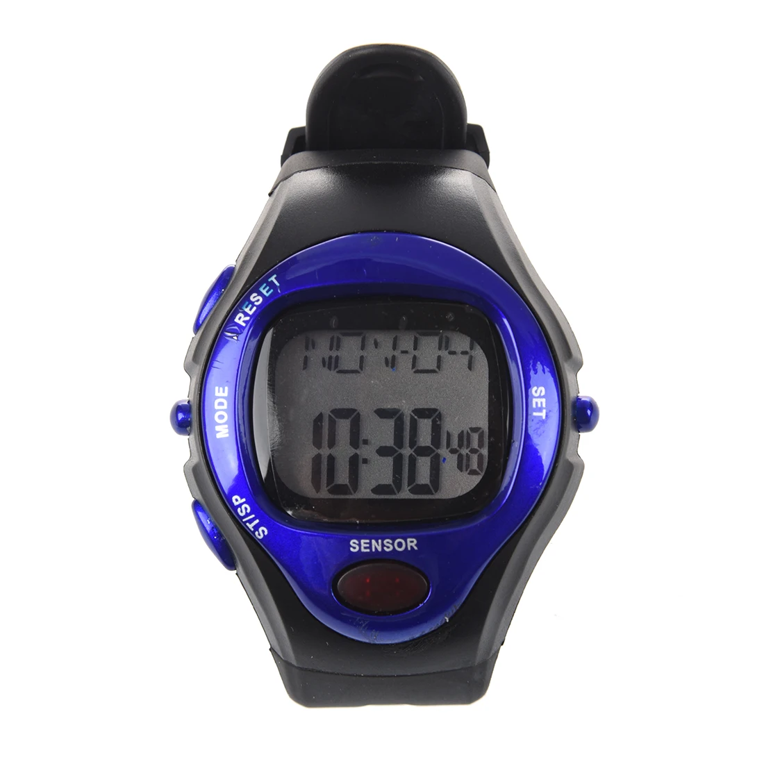 

Blue Sport Exercise Stop Watch Calorie Counter Heart Rate Monitor