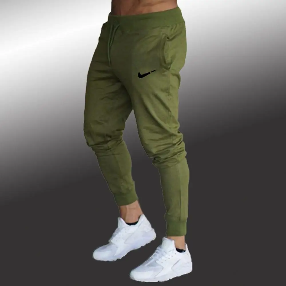 Men's Running Pants Gym Fitness Jogging Pants Men Training Pants Sport Joggers Sweatpants Cotton Workout Running Trousers men - Цвет: picture color