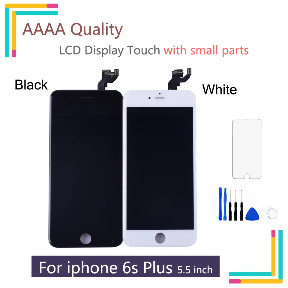 

5.5" Touch LCD For iPhone 6S Plus Screen Touch LCD Display Digitizer Front Camera Replacement With Tools