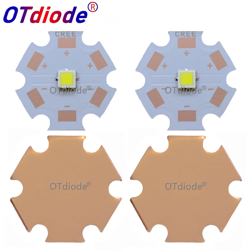 1 шт. 12 В Высокая мощность 13 Вт новейший Cree XHP35 HI белый 6500 к светодиодный излучатель с DTP медь MCPCB для фонарика DIY