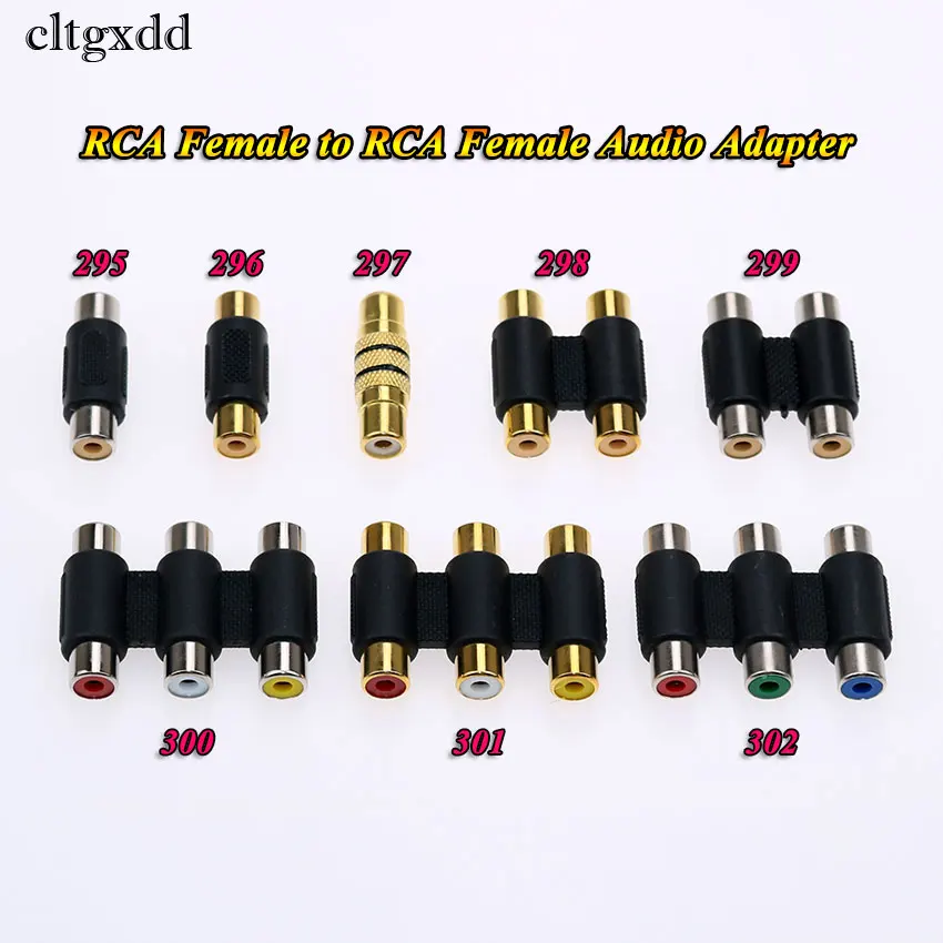 Cltgxdd 1/2/3 RCA AV Аудио Видео Женский переходник разъем для ТВ Стерео оборудования |