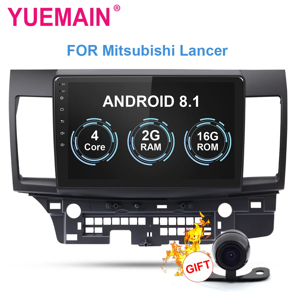 YUEMAIN font b Car b font font b radio b font Multimedia player For Mitsubishi Lancer