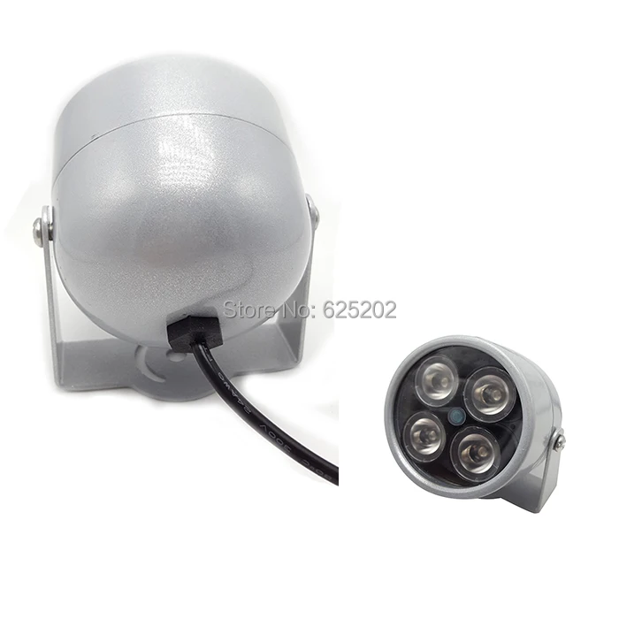 4LED инфракрасный ИК-светильник ночного видения 50 м для IP CCTV CCD камеры