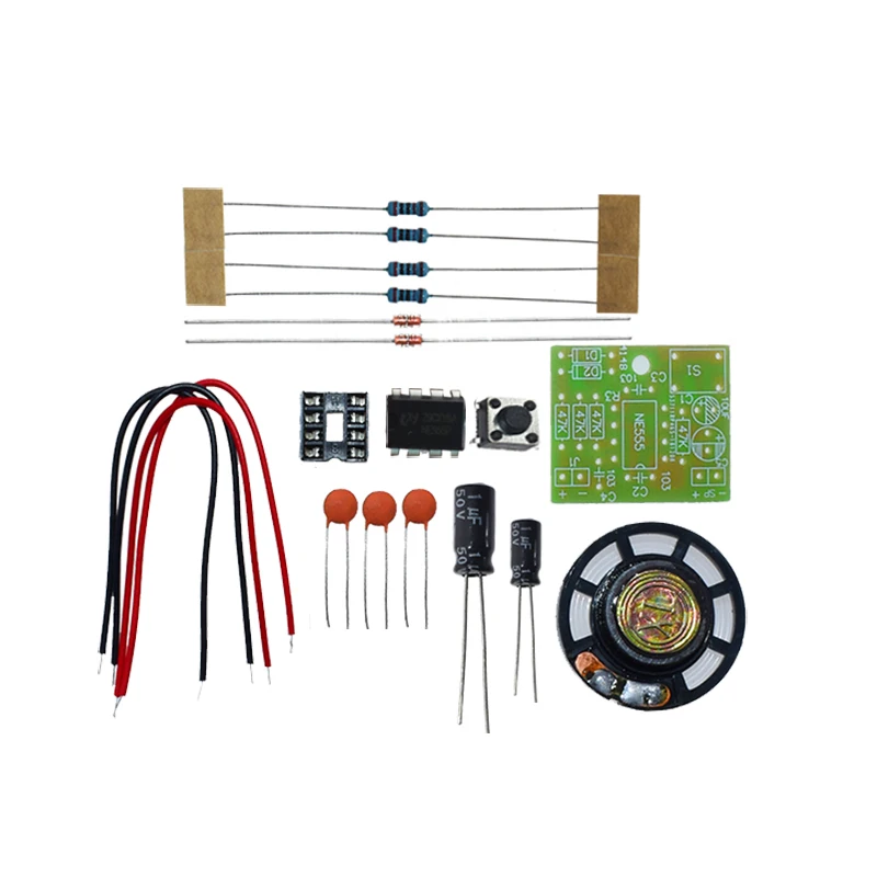 NE555 дверной звонок набор электронного производства дверной звонок Набор DIY Набор Ding dong дверной Звонок PCB сварочная лаборатория