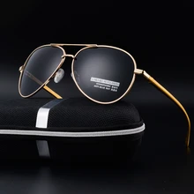 The new 2016 aluminum magnesium polarizing sunglasses Men’s sunglasses driving glasses frog mirror