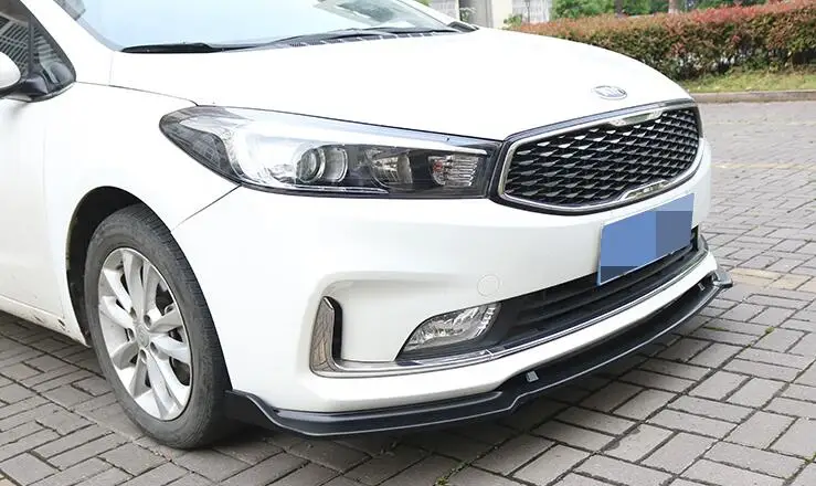 Для KIA Форте K3 ABS задний бампер Защита выхлопного отверстия для- SENTRA X-Trail тела набор БАМПЕР СЗАДИ с прямой лопатой задний спойлер