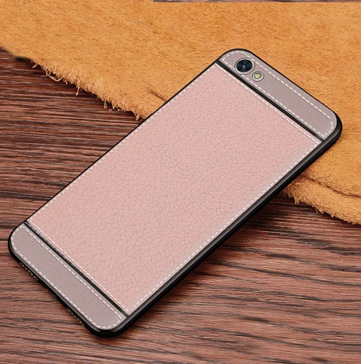 Redmi Note 5A 2GB 16GB Cover Leather Texture Soft TPU Case for Xiaomi Redmi Note 5A Redmi 5A Note 5A Prime 32GB 64G Redmi 5 Plus - Цвет: Pink