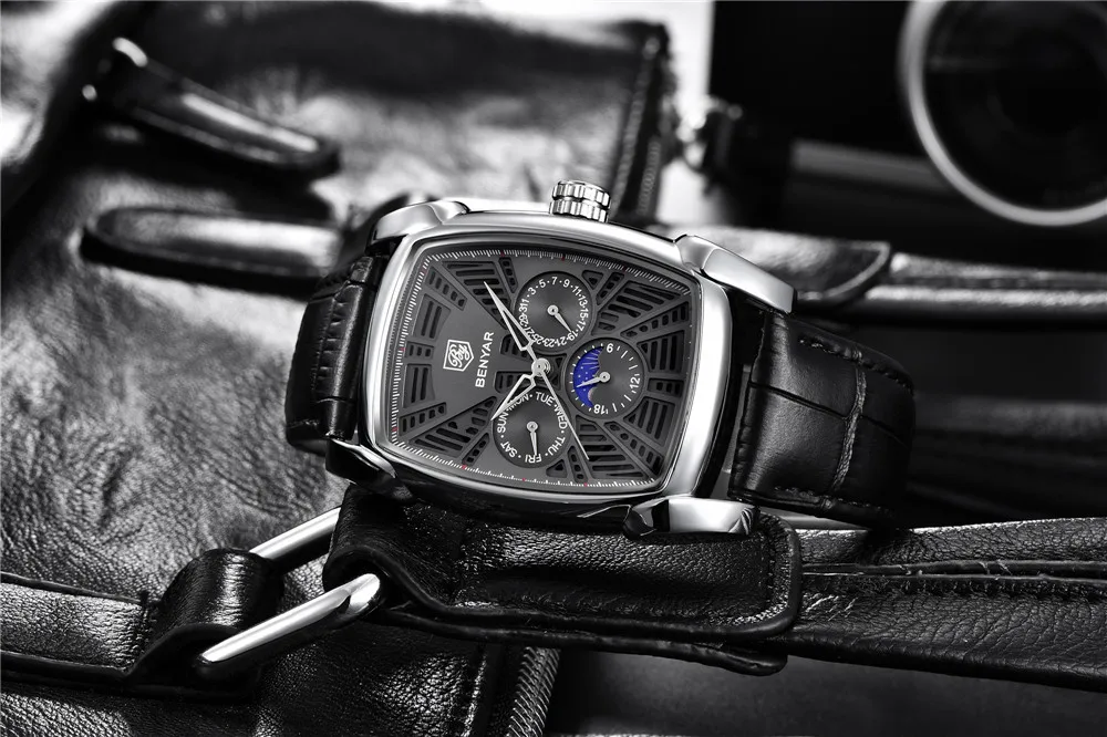 BENYAR новые мужские часы Топ люксовый бренд часы для мужчин бизнес кварцевые наручные часы для мужчин водонепроницаемые часы для мужчин Relogio Masculino
