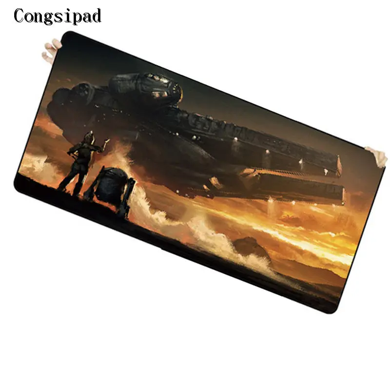  Congsipad Shop Free Shipiing Large Gaming Star War Mouse Pad Locking Edge for Laptop PC Movie Mouse