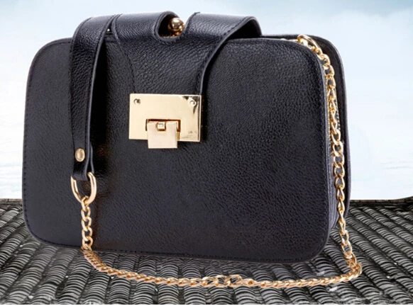Женская модная сумка, трехслойная сумка через плечо, сумка-мессенджер, винтажная популярная маленькая сумка для мобильного телефона, сумка на цепочке черного цвета