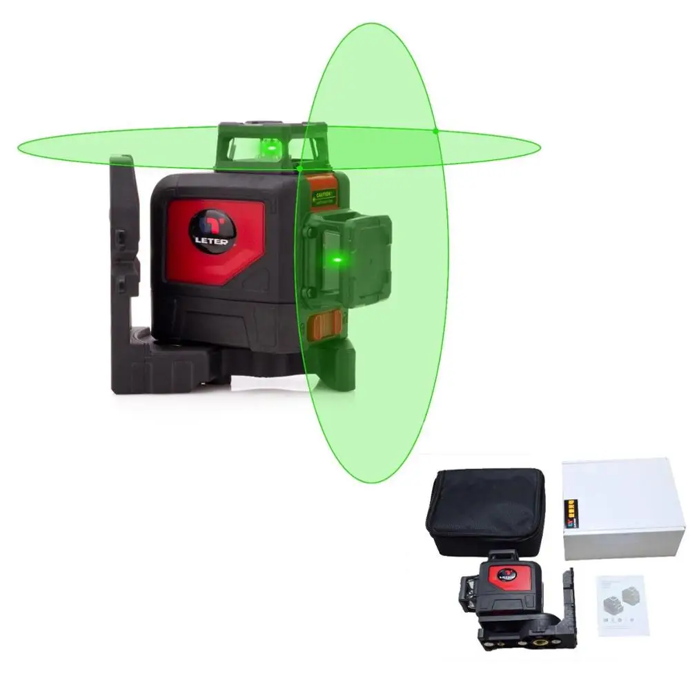 Linha de Linha Verde do Laser Nova Linha Cruzada Autonivelante Leter 360 Graus Laser