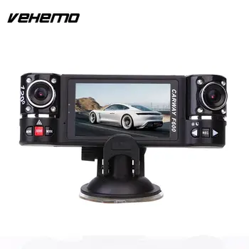 

F600 2.7" HD 1080P Dual Lens Car Vehicle DVR Rear View Auto Data Recorder