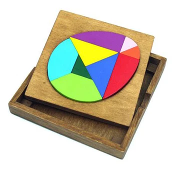 

Baby Toys Educational Wooden Colorful Geometric Sorting Board Montessori Kids Educational Toys Building Puzzle Child Gift