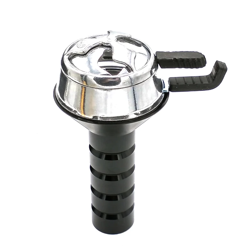 Aluminum Hookah Tobacco Bowl Double Handle Metal Charcoal Holder Heat