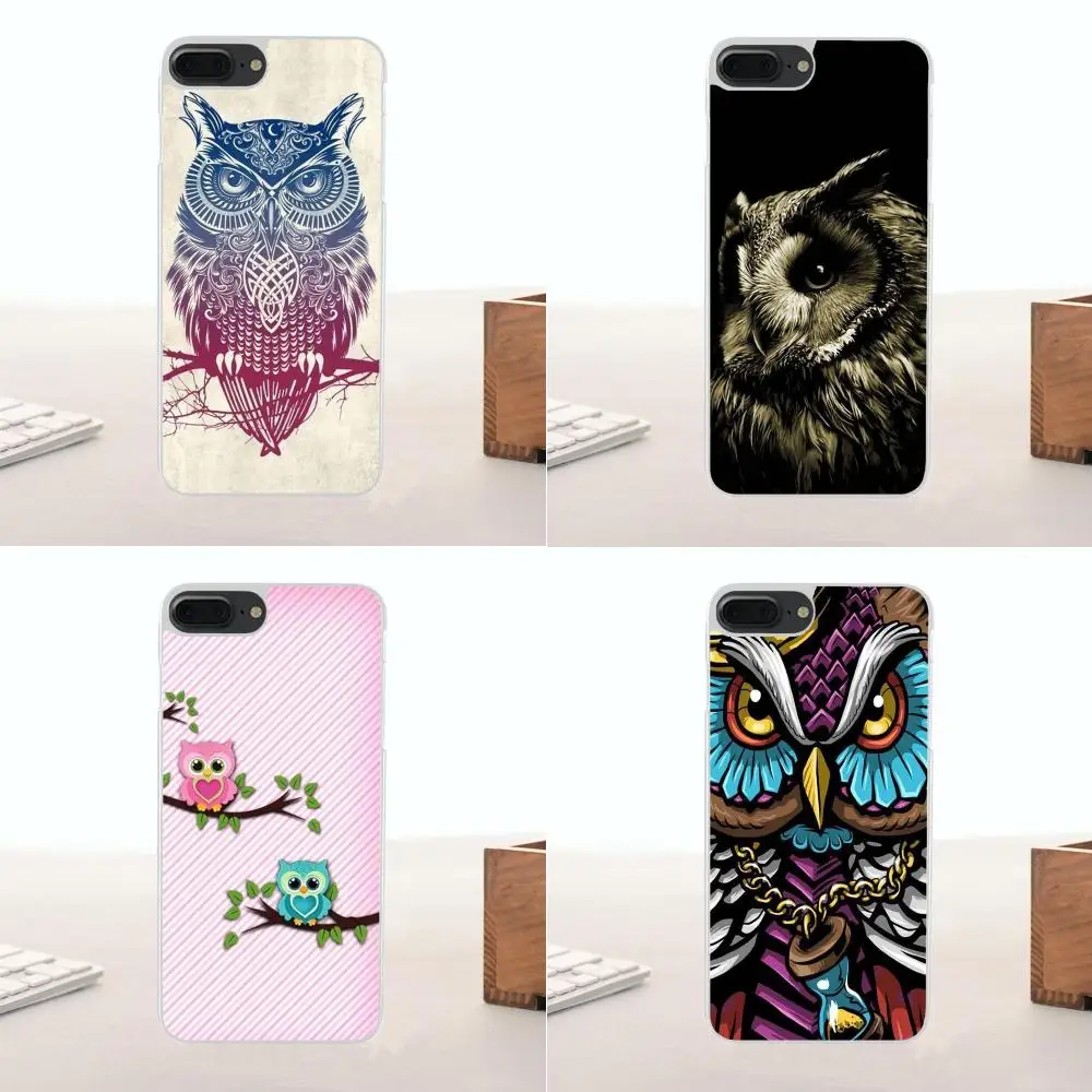 For Xiaomi Redmi 5 4A 3 3S Pro Mi4 Mi4i Mi4C Mi5 Mi5S Mi Max Mix Note 2 4 Plus Soft Covers Case Multiple Lovely Owls Glossy | Мобильные