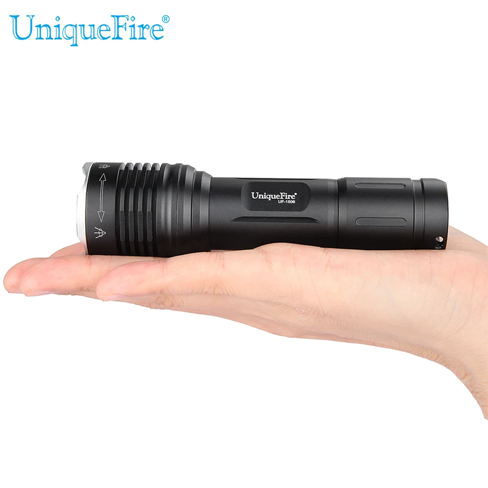 

Black Mini Flashlight UF-1506 940NM IR Infrared Led Light Zoom Convex Lens 20mm Torch Night Vision For Camping, Hunting