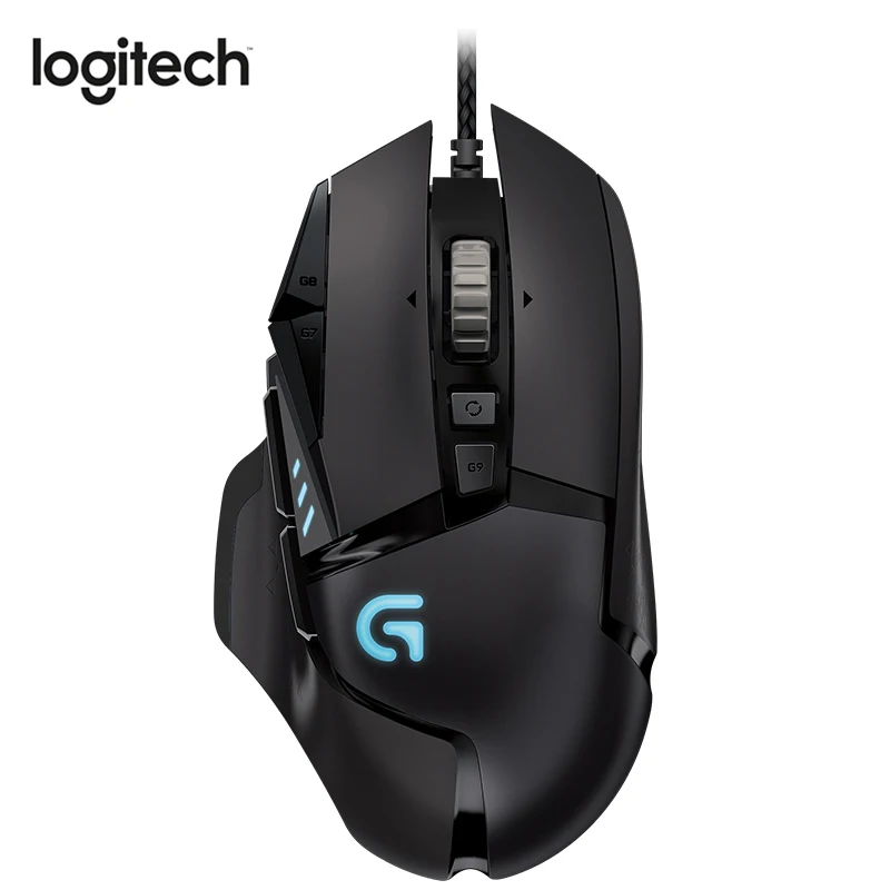 Проводная игровая мышь logitech G502 PROTEUS SPECTRUM HERO с настраиваемой игровой мышью 12000 dpi
