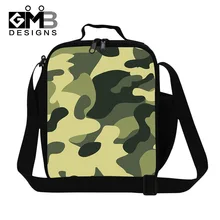 Модная крутая Термосумка для обедов, детская камуфляжная сумка для хранения еды, Детские камуфляжные сумки для ланча для мальчиков и девочек, ланчбокс для детей и взрослых
