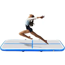 3M Inflatable Tumbling Mat For Gym Blue Color Airtrack/Air Floor With Pump DWF Inflatable Bouncer/Bouncing Mat Promotion Price
