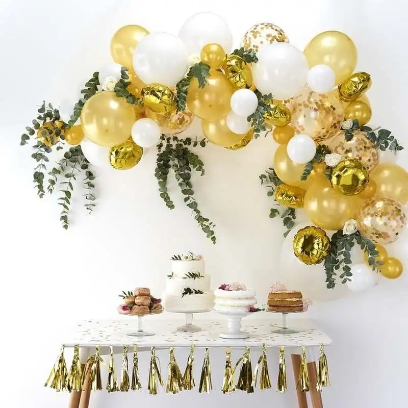 

70pcs/set Gold Latex Balloon Confetti Balloon Garland Kit Wedding Baby Shower Birthday Hen Party Decorations Party Backdrop