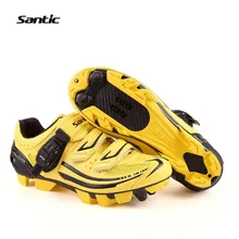 Santic MTB Cycling Shoes zapatillas ciclismo Bicycle cycling Shoes Men Cleated Shoes zapatos Bike Mens Cycling Shoes S12011Y