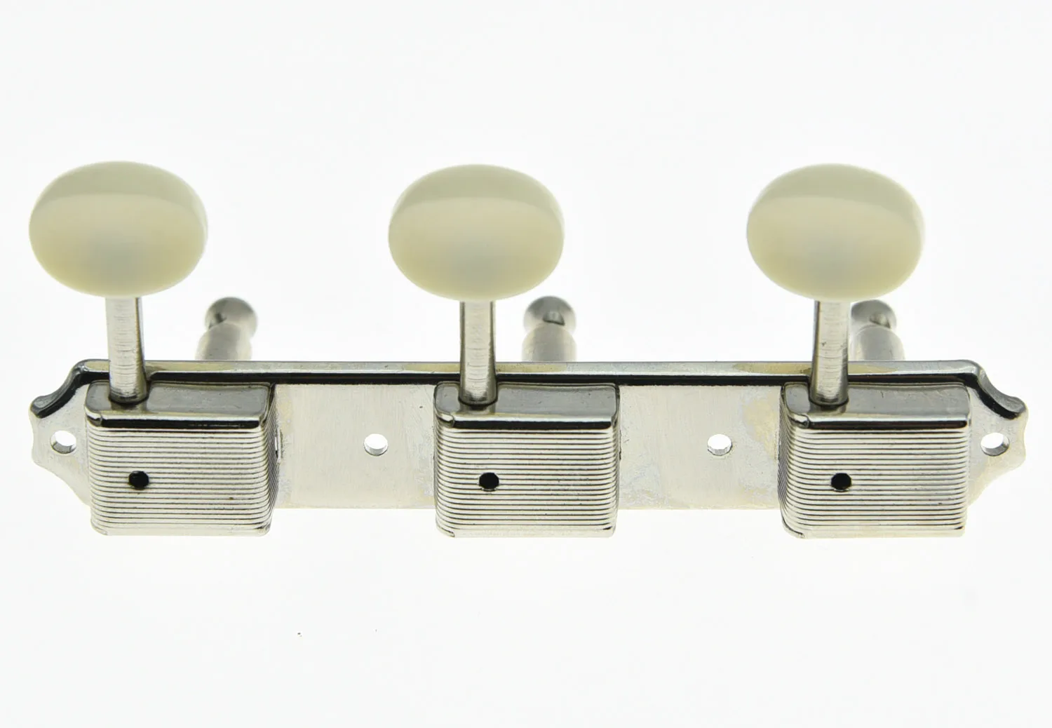 Meccaniche Per Chitarra Vintage KAISH 3x3 Su Piastra, Nichel, Per Les Paul E SG - Foto 5
