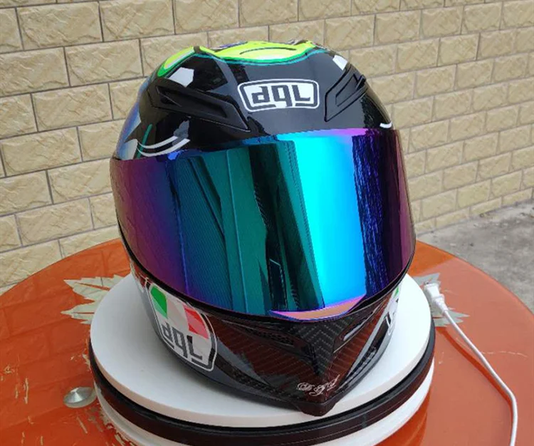 

2019 dql Motorcycle helmet man riding car four seasons cool motorcycle with tail motor car winter helmet