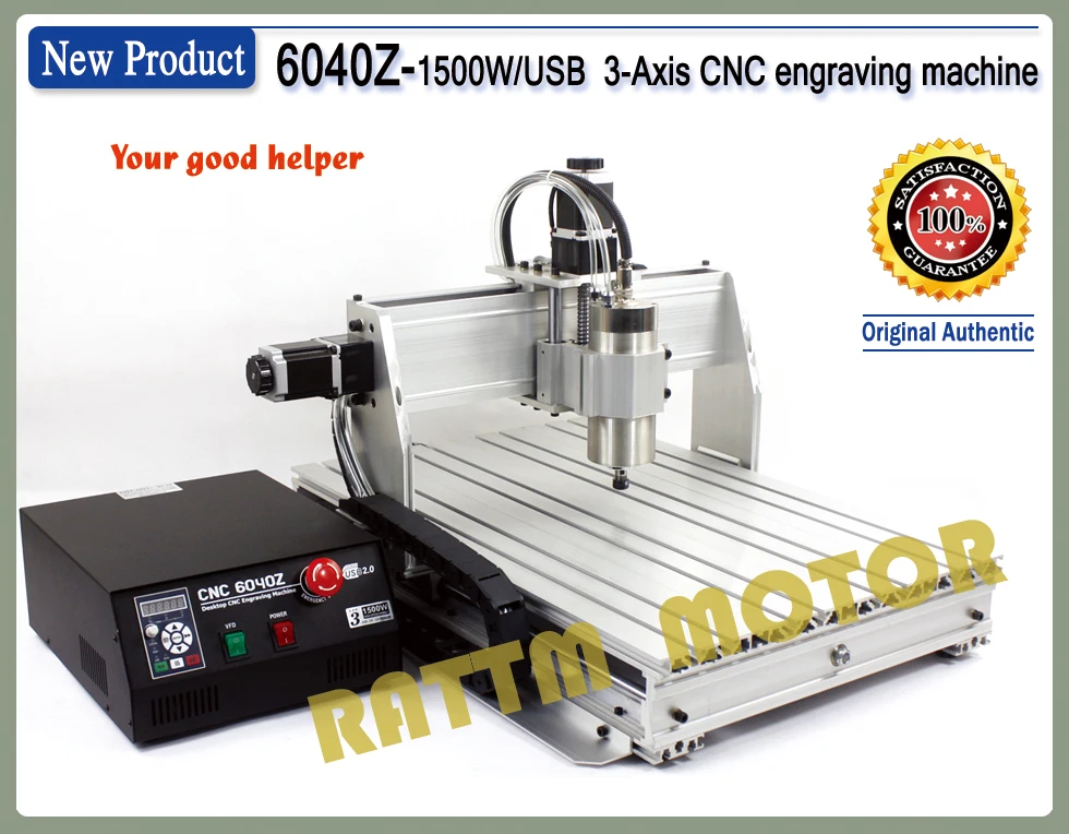 

2019 Hot Sale Wood Router Wood Lathe New Product!!! 3-axis 6040Z 1500w USB Mach3 CNC Engraving Machine 220V/AC USB port