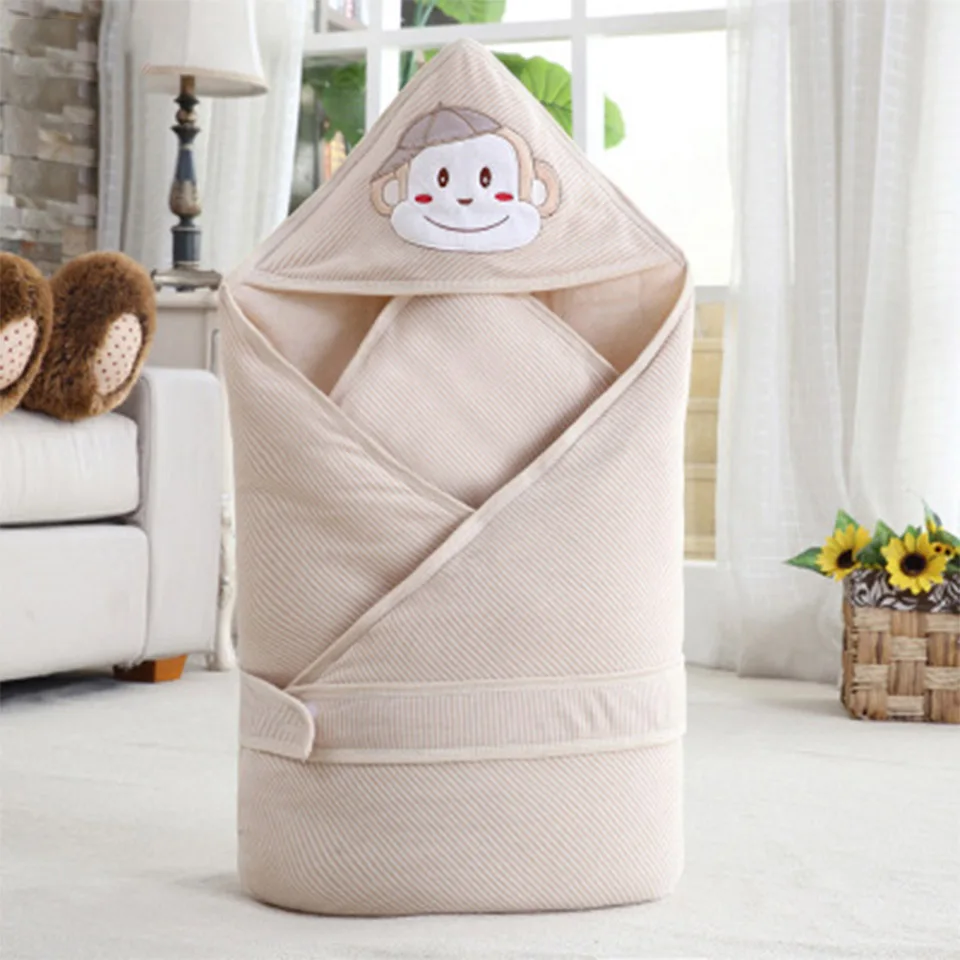 

Swaddle Baby Blanket Thicken Infant Swaddle Soft Envelope Stroller Wrap For Newborn 100*100CM Children Baby Bedding Blankets