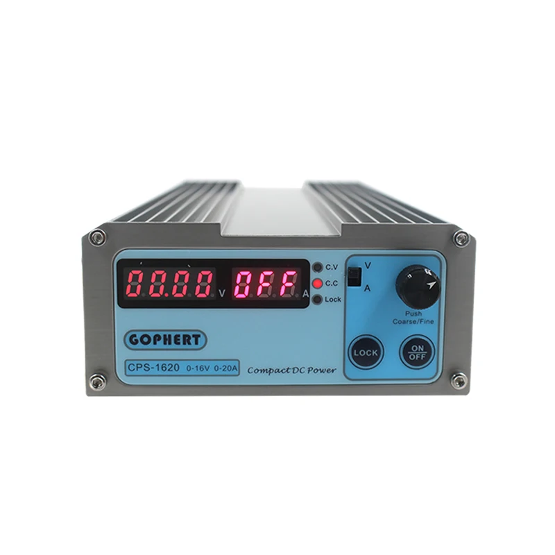 Beste CPS 1620 300 W (110Vac 220Vac) 0 16 V 0 20A, Gopher Compact Digital Verstelbare DC Voeding CPS1620 + Plug EU US