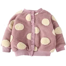 

Girls Coats Jackets Baby Girl Clothes Fashion Warm Thick Outerwear Children Windproof Teenager 5T 4T 3T Autumn Casual Cardigan