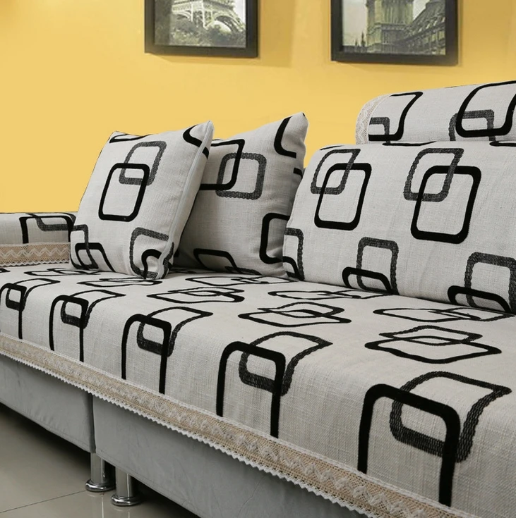 

Modern Home Modern style sofa cover sofa cushion fabric fashion four seasons available non-slip sofa cushion