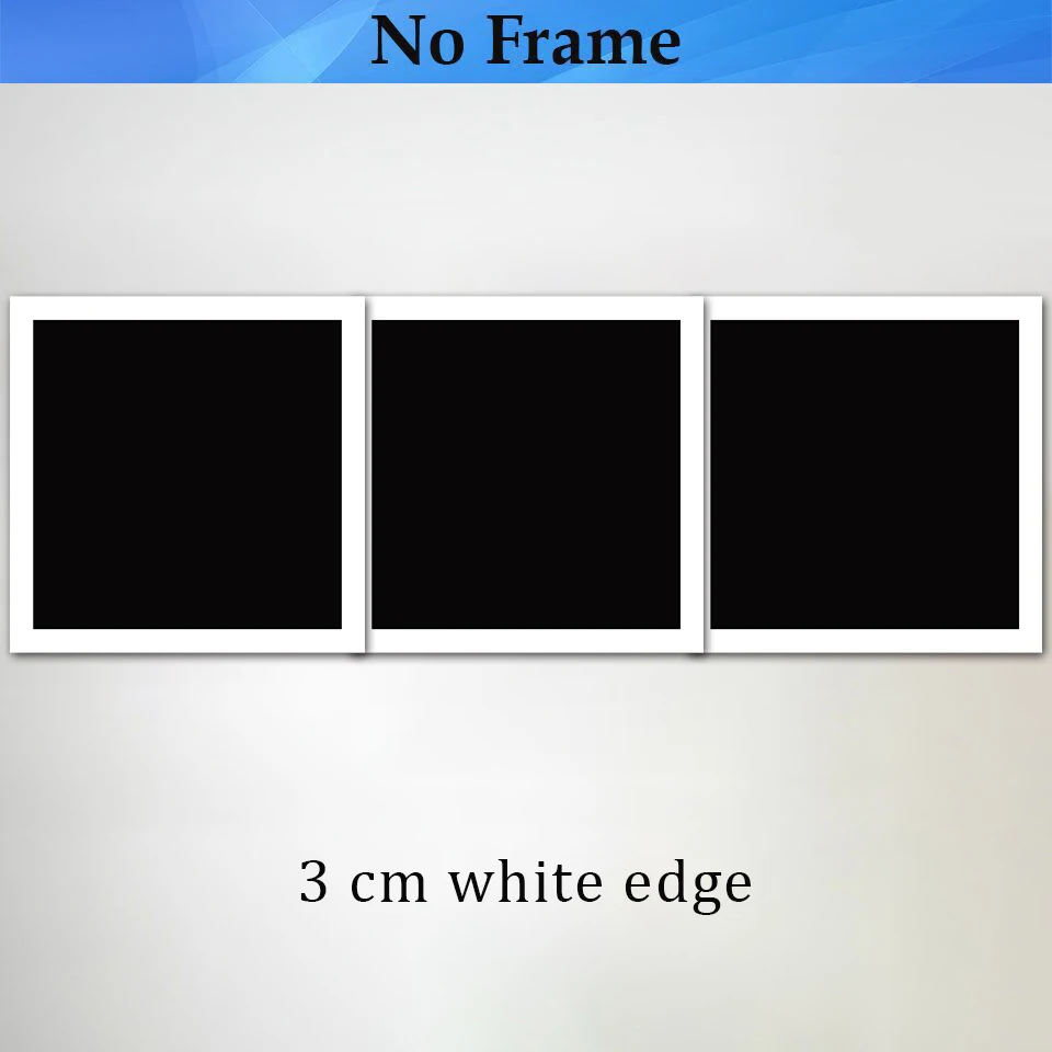 Холст настенные художественные картины гостиная украшение дома 3 шт. черный и белый Дерево Картина модульная HD Печатный плакат рамки