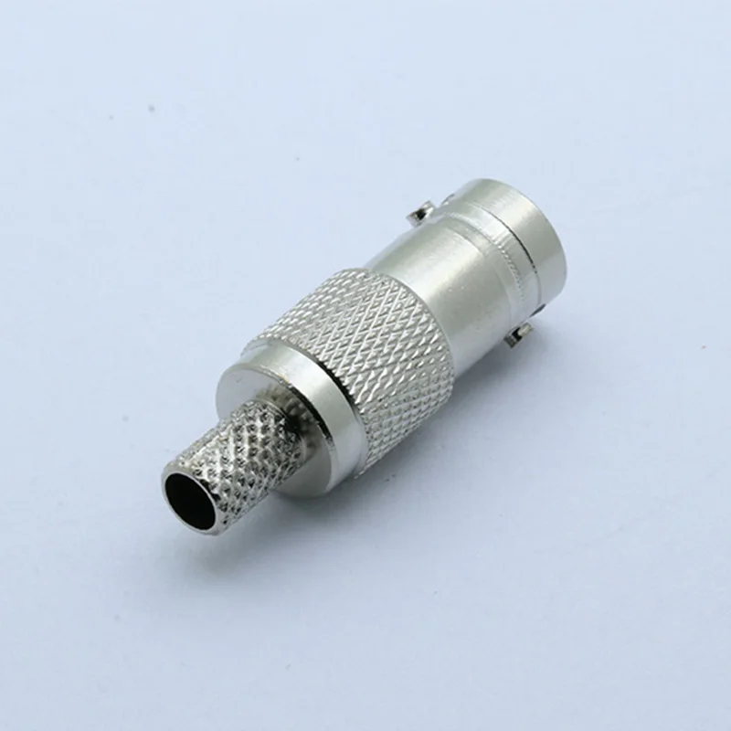3 шт. BNC Женский обжимный разъем Новый прямой для RG58 RG59 RG6 РЧ коаксиального