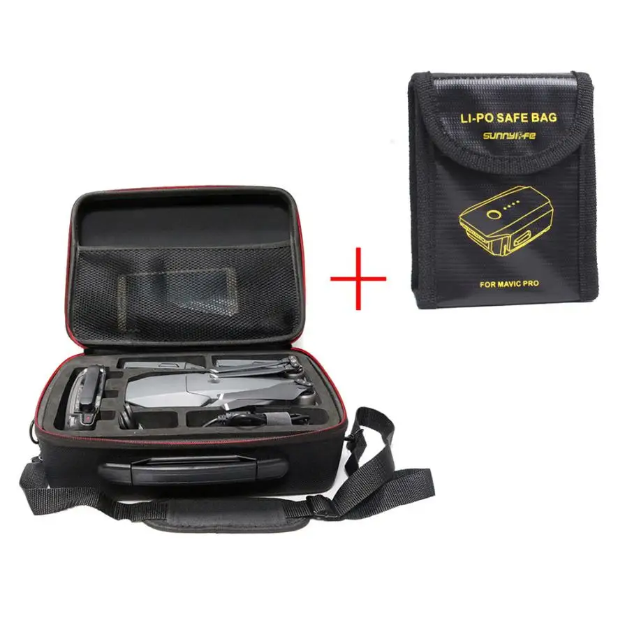 

Waterproof Shoulder Bag Carrying Case+Lipo Battery Safe Bag Protector For DJI MAVIC Pro Drone Dropshipping Free Shipping A1
