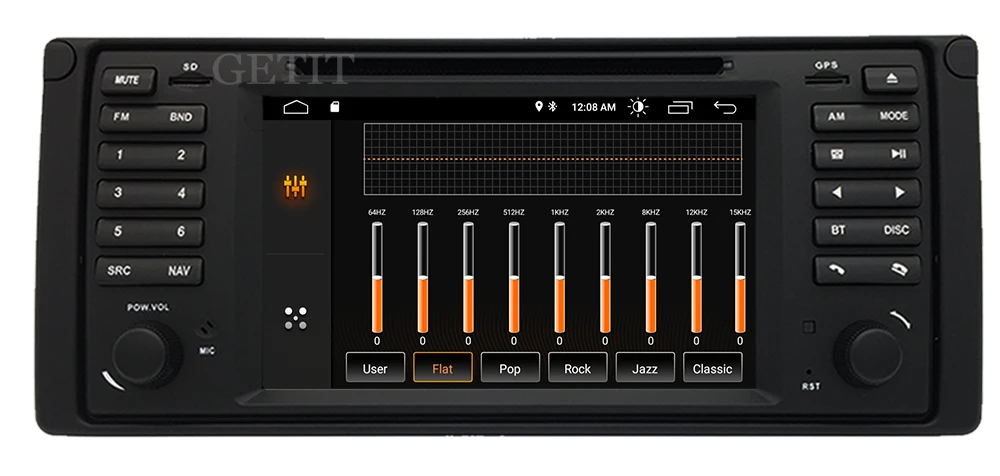 Best Original UI 1 din Android 9.0 Car DVD player for bmw E38 E39 With GPS Bluetooth Radio Steering wheel control Free Camera map 25
