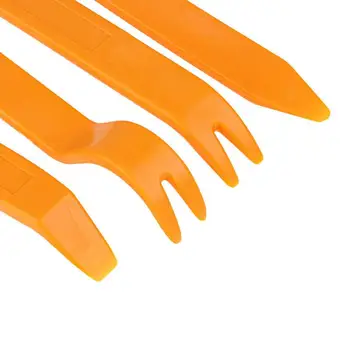 

4PCS Universal Orange Yellow Car Auto Van Audio Removal Repair Pry Tool Kit