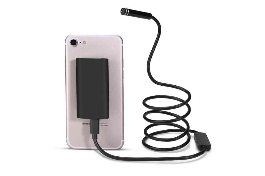 Wifi эндоскоп камера мини IP67 водонепроницаемый мягкий кабель Инспекционная камера 8 мм USB эндоскоп бороскоп IOS эндоскоп для iPhone