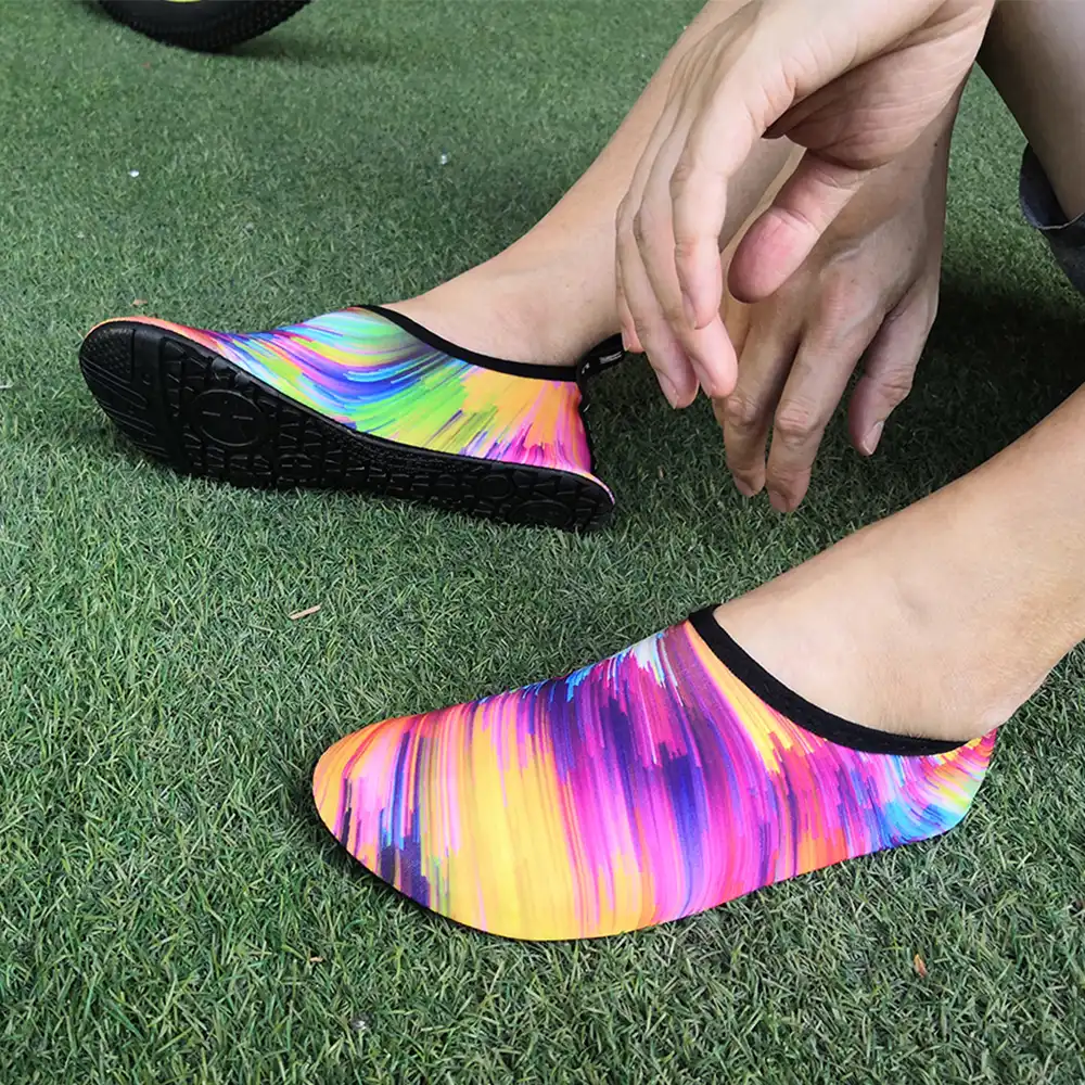 rainbow water shoes